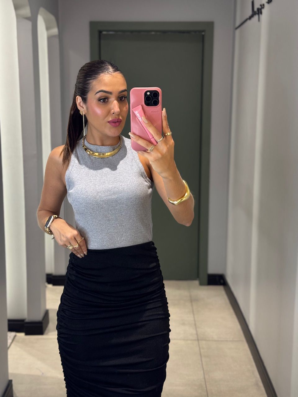 REGATA BASIC LOLA CINZA - 0013040121 - ISABELA MENEZES