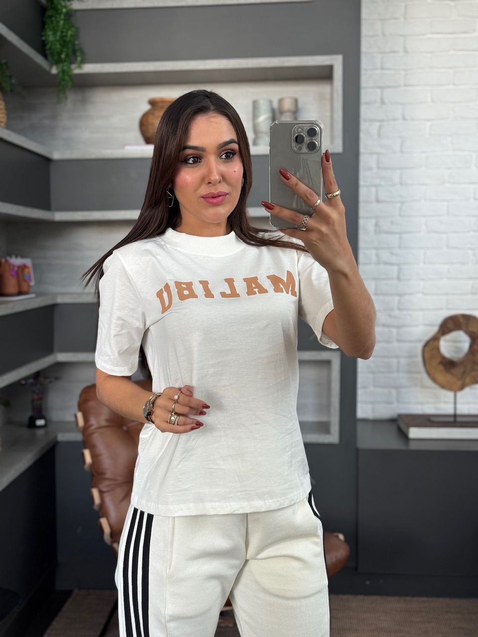 T-SHIRT MALIBU OFF WHITE - 0013830003 - ISABELA MENEZES