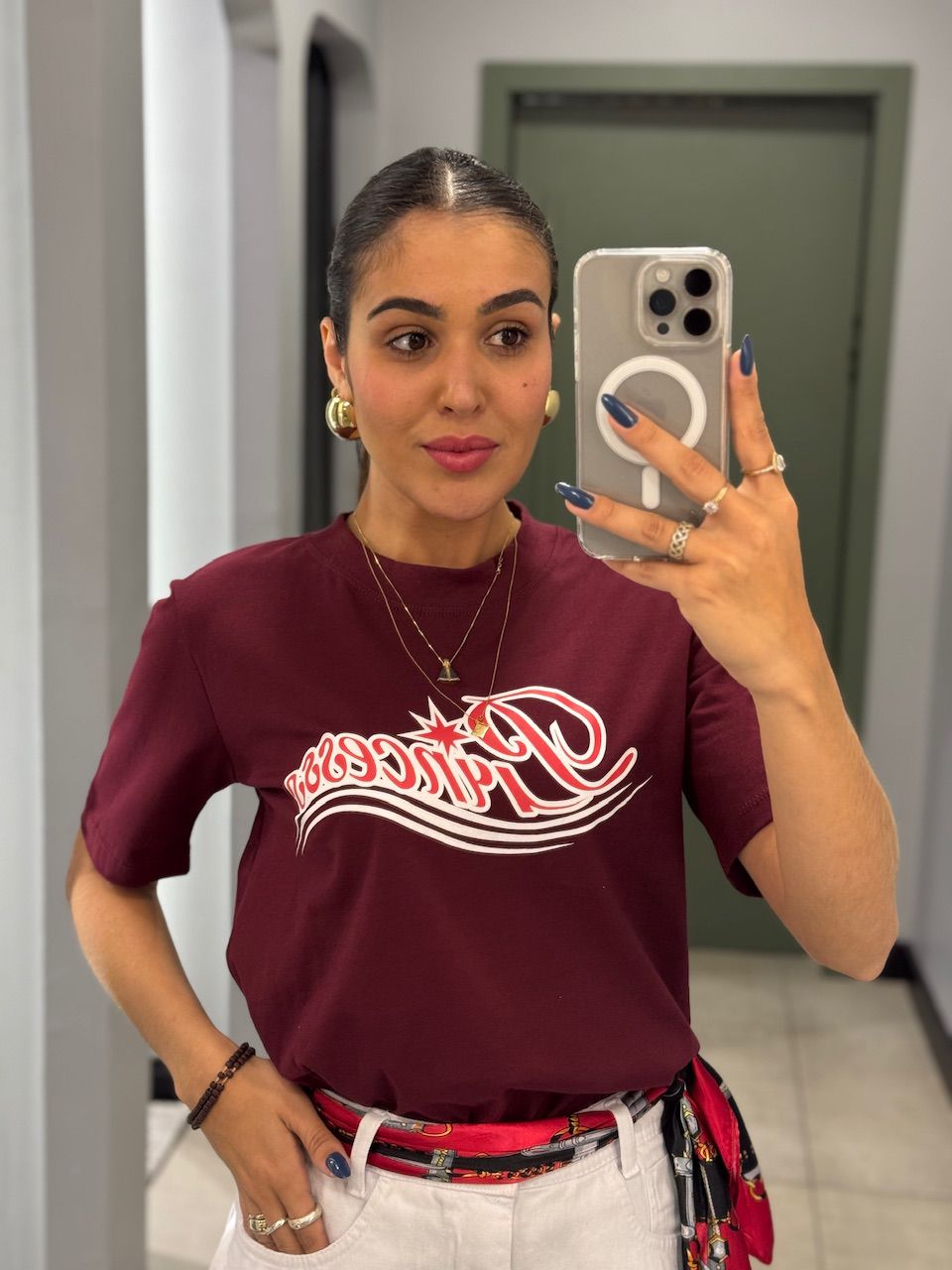 T-SHIRT PRINCESS MARSALA - 0013860056 - ISABELA MENEZES