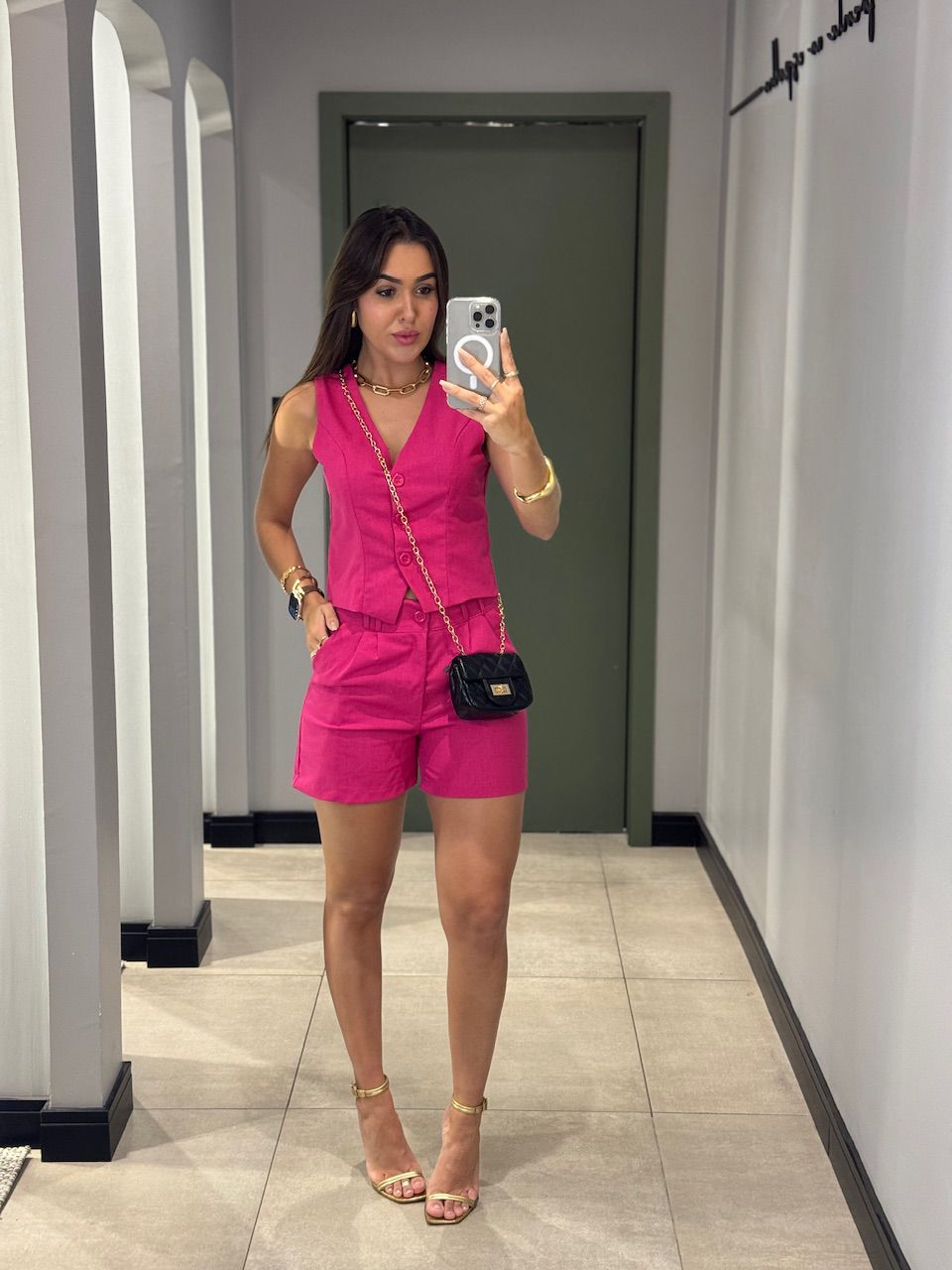 CONJUNTO LINHO LEIA PINK - 0013090006 - ISABELA MENEZES
