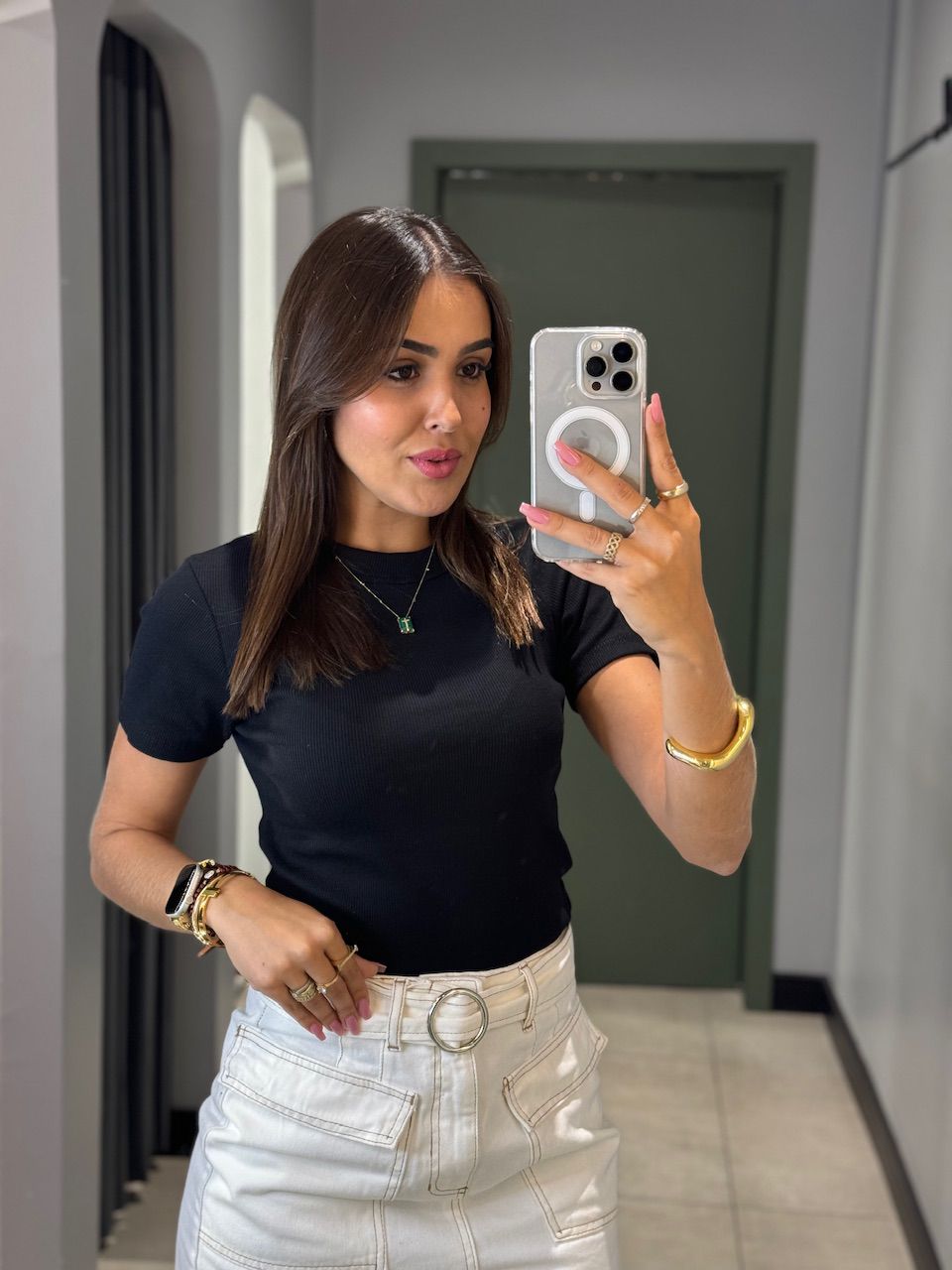 BLUSA BABY LOOK PRETO - 0008370004 - ISABELA MENEZES