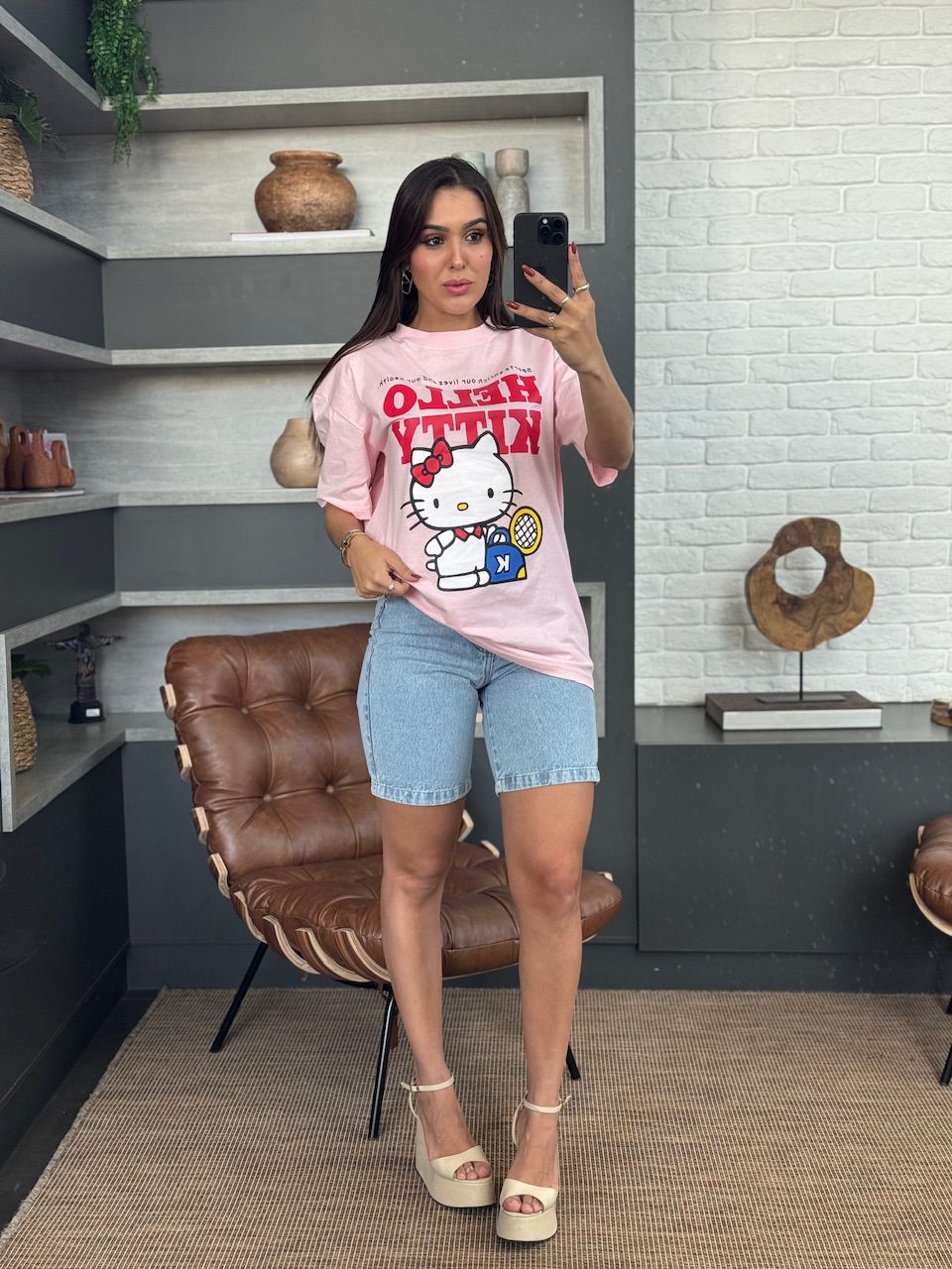 MAX T-SHIRT HELLO KITTY ROSA BEBE - 0013910103 - ISABELA MENEZES