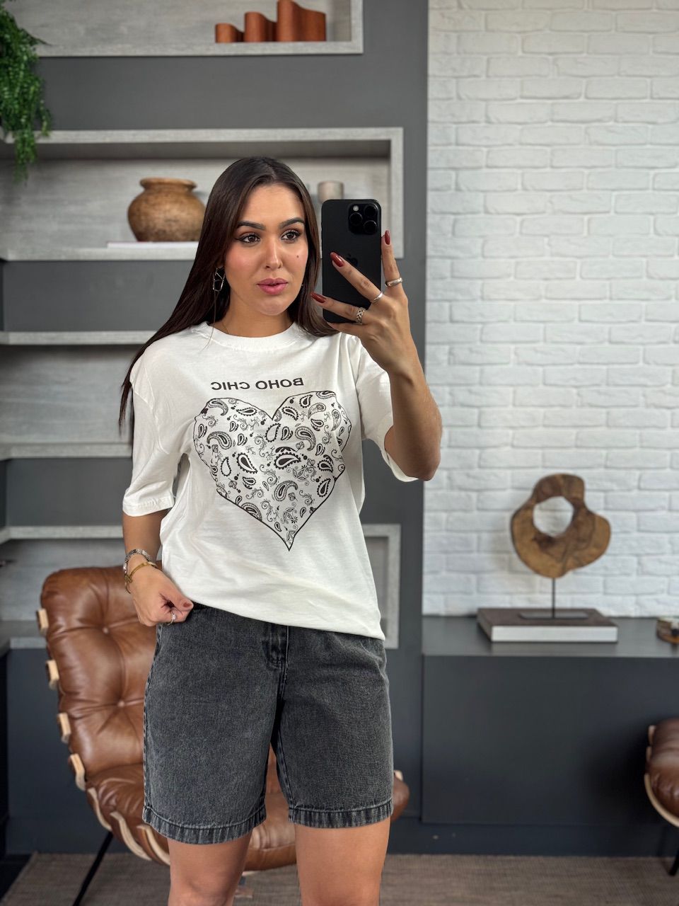 MAX T-SHIRT BOHO CHIC OFF WHITE - 0014000003 - ISABELA MENEZES