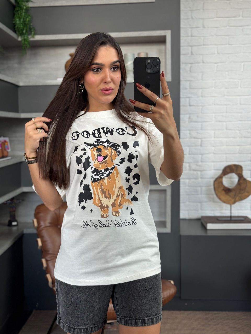 MAX T-SHIRT COWDOG OFF WHITE - 0013990003 - ISABELA MENEZES