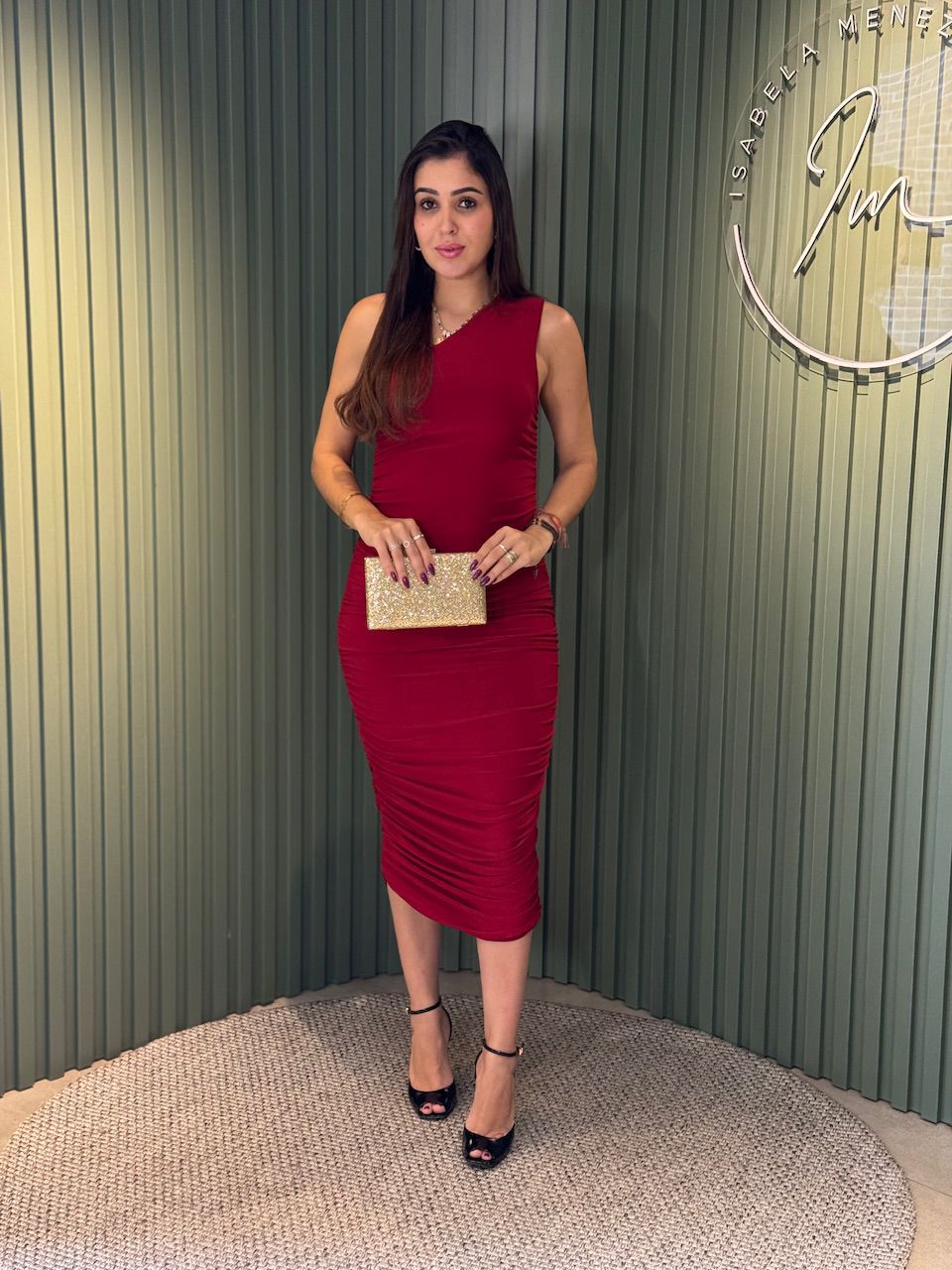 VESTIDO NULA MANGA CEREJA - 0010250153 - ISABELA MENEZES