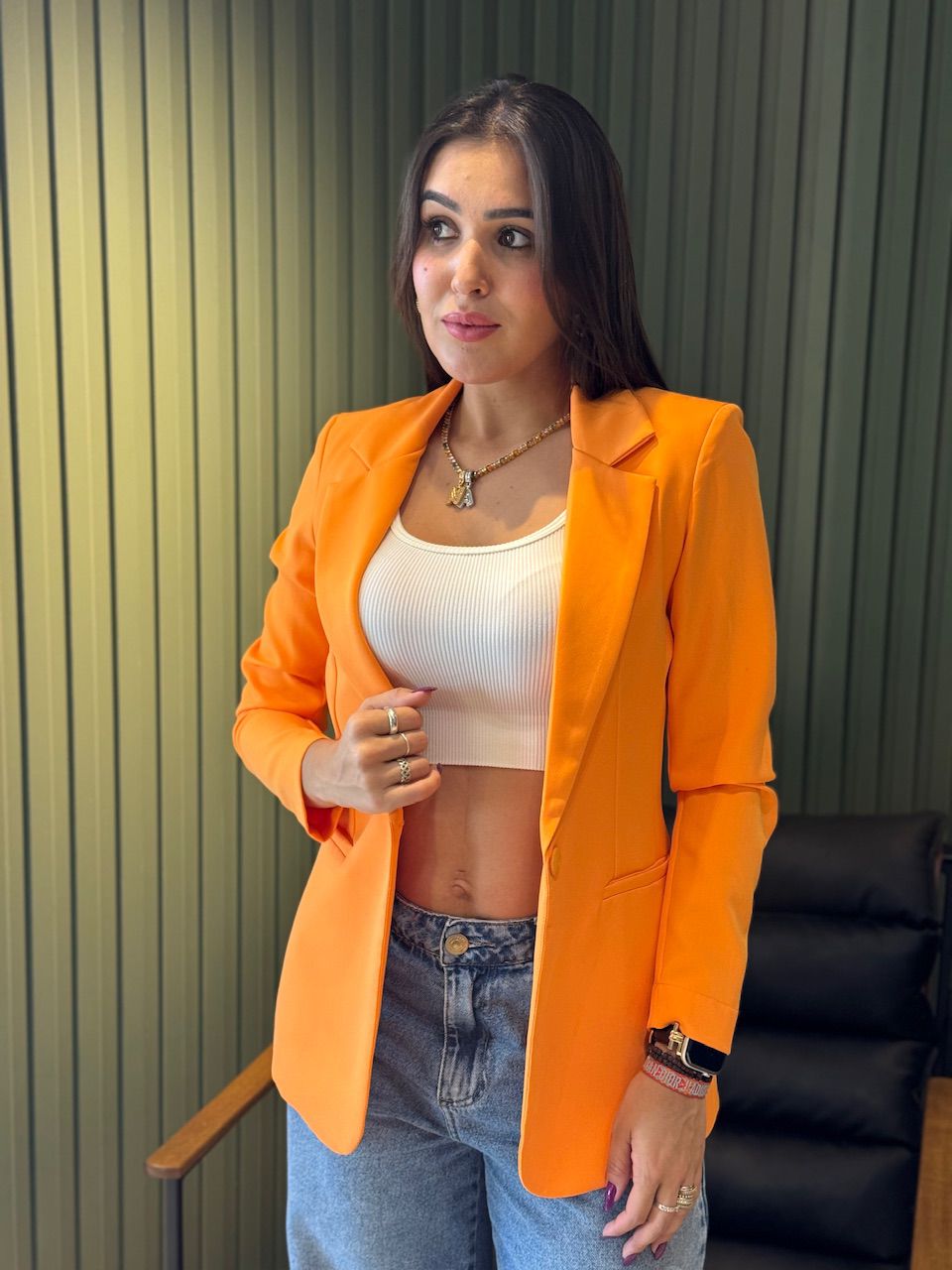 BLAZER FRAN LARANJA - 0000020027 - ISABELA MENEZES
