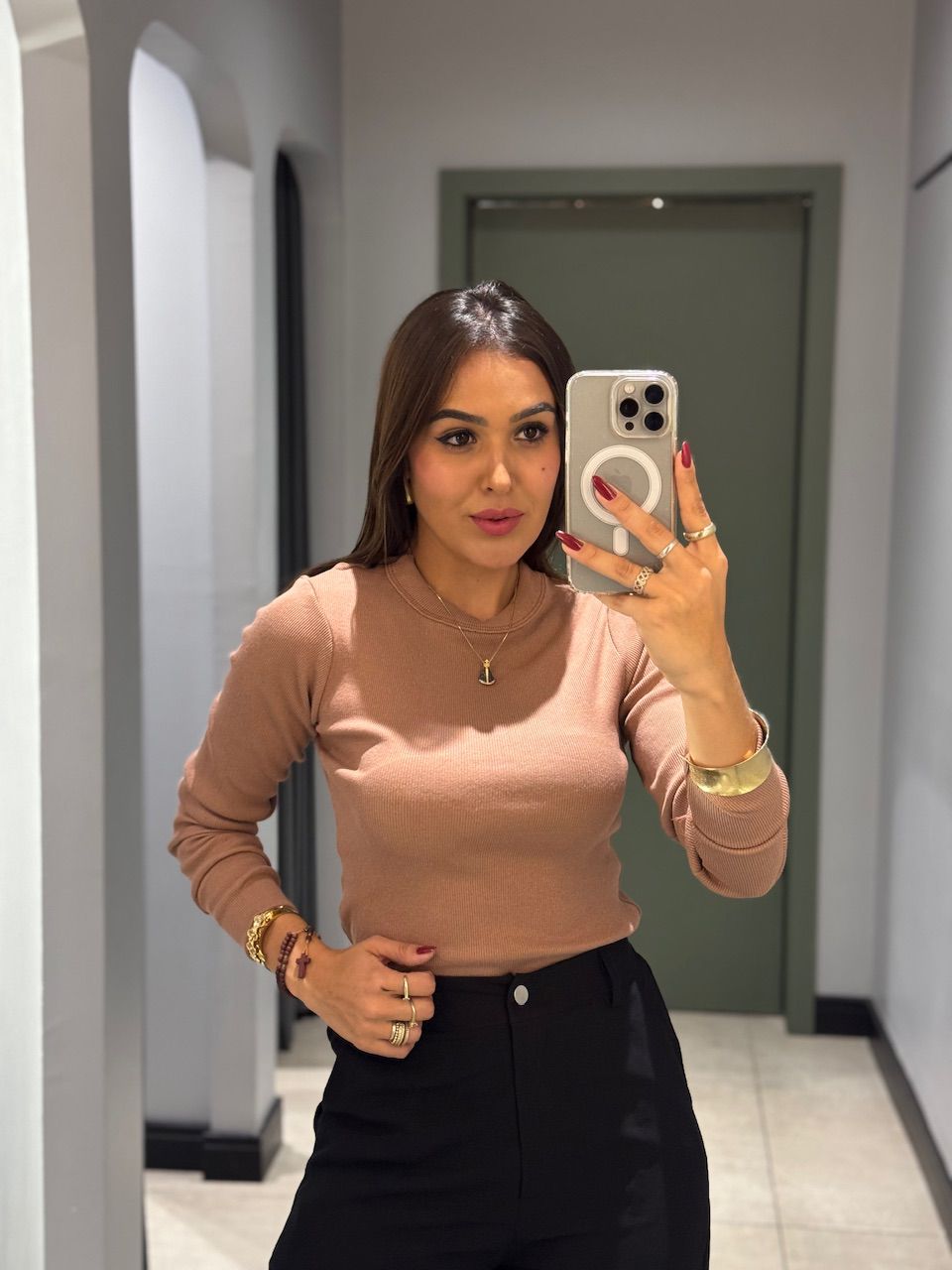 BLUSA ANTONELA TERRA COTA - 0013070021 - ISABELA MENEZES