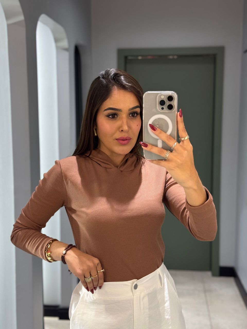 BLUSA MARIANE CAPUS TERRA COTA - 0013240021 - ISABELA MENEZES