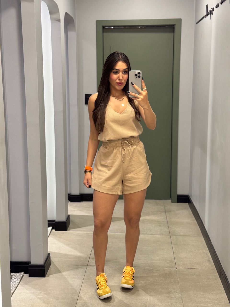 CONJUNTO REBECA SHORT NUDE - 0014120010 - ISABELA MENEZES