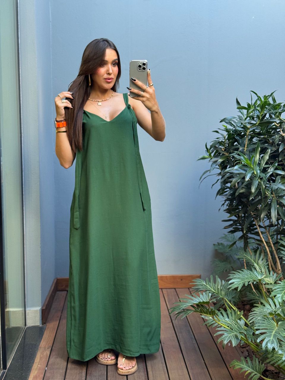 VESTIDO MANUELA ALFAIATARIA VERDE - 0014110005 - ISABELA MENEZES