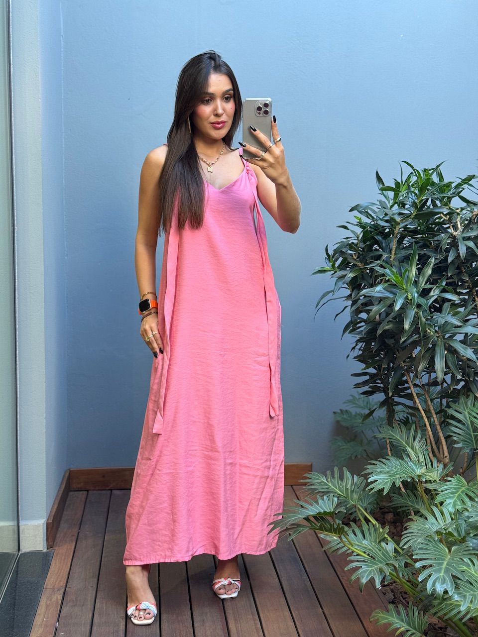 VESTIDO MANUELA ALFAIATARIA ROSA - 0014110022 - ISABELA MENEZES