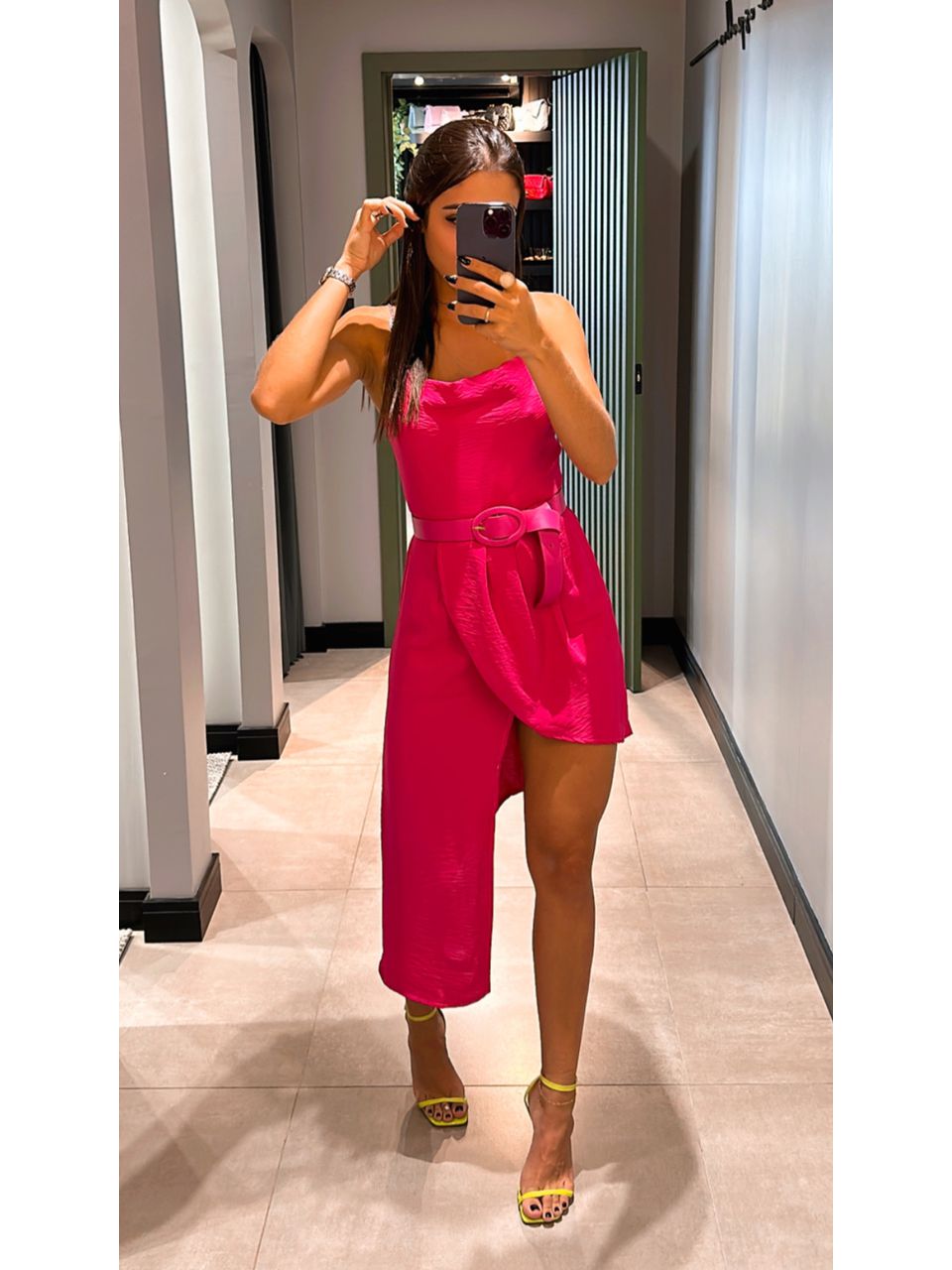 VESTIDO CRIS PINK - 0004180006 - ISABELA MENEZES