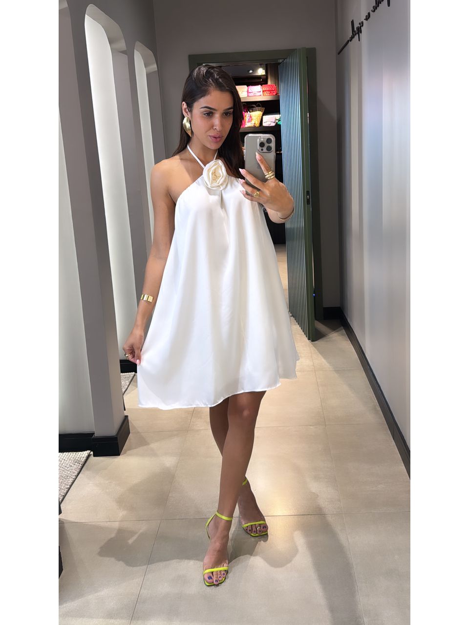 VESTIDO AURORA BRANCO - 0006040002 - ISABELA MENEZES