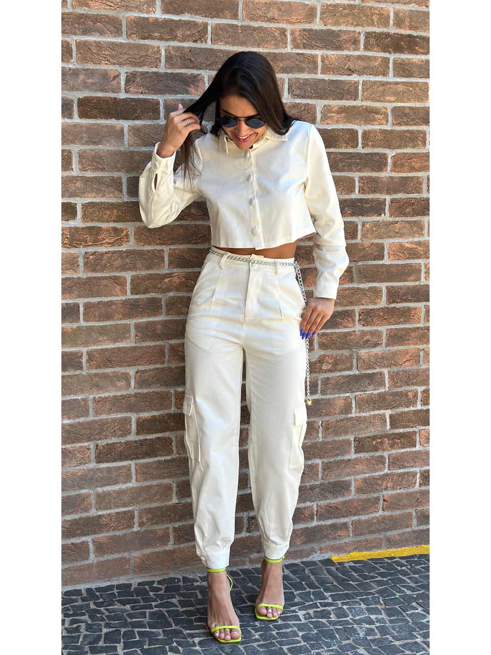 CONJUNTO JOGGER SARJA BRANCO - 0001380002 - ISABELA MENEZES
