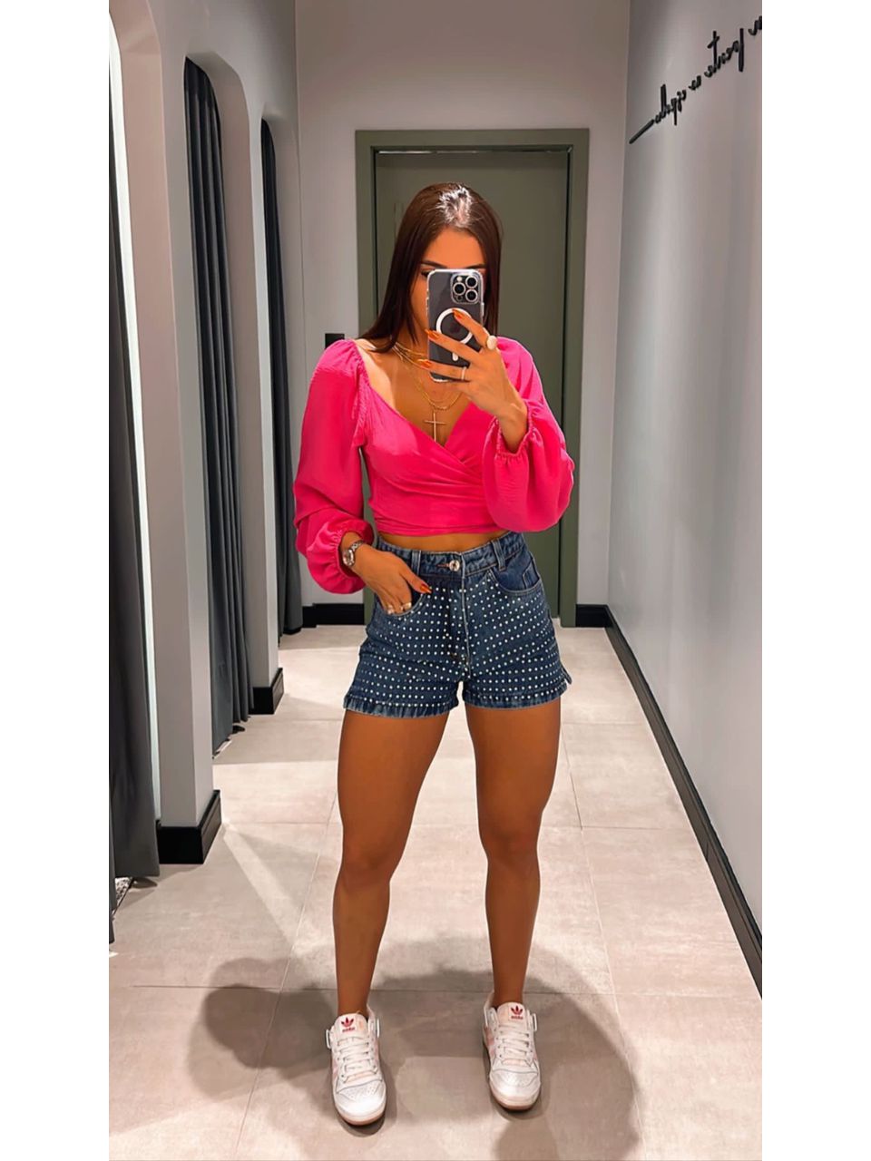 SHORT JEANS STRASS - 0002830001 - ISABELA MENEZES