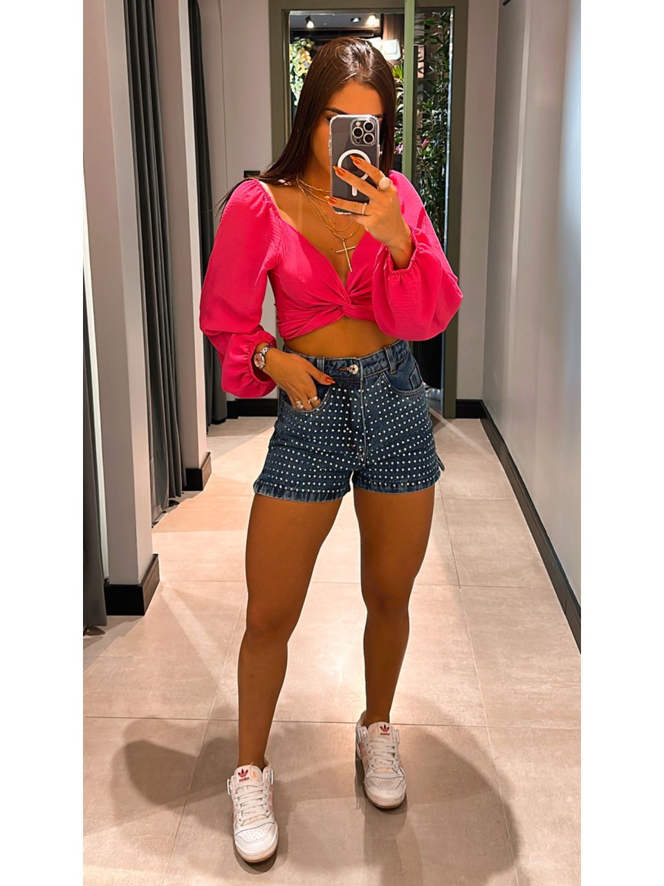 CROPPED ÍRIS PINK - 0003370006 - ISABELA MENEZES