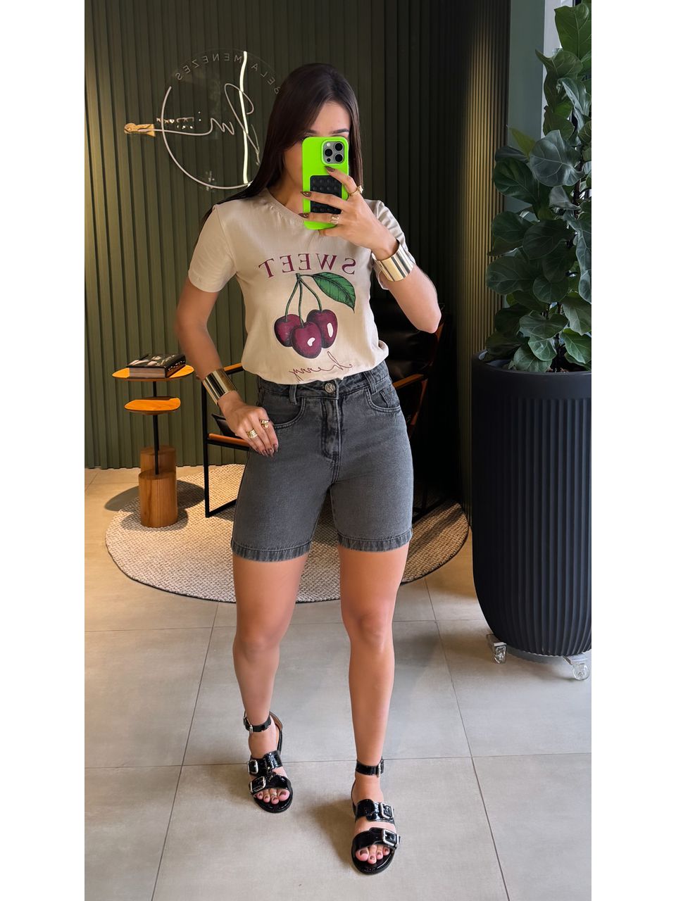 T-SHIRT SWEET CHERRY NUDE - 0007560010 - ISABELA MENEZES