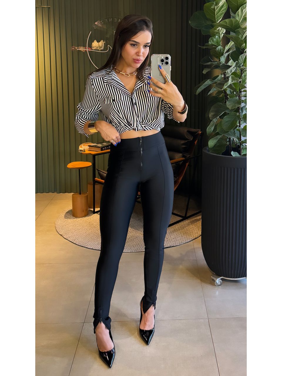 CALÇA POWER AMANDA PRETO - 0000250004 - ISABELA MENEZES