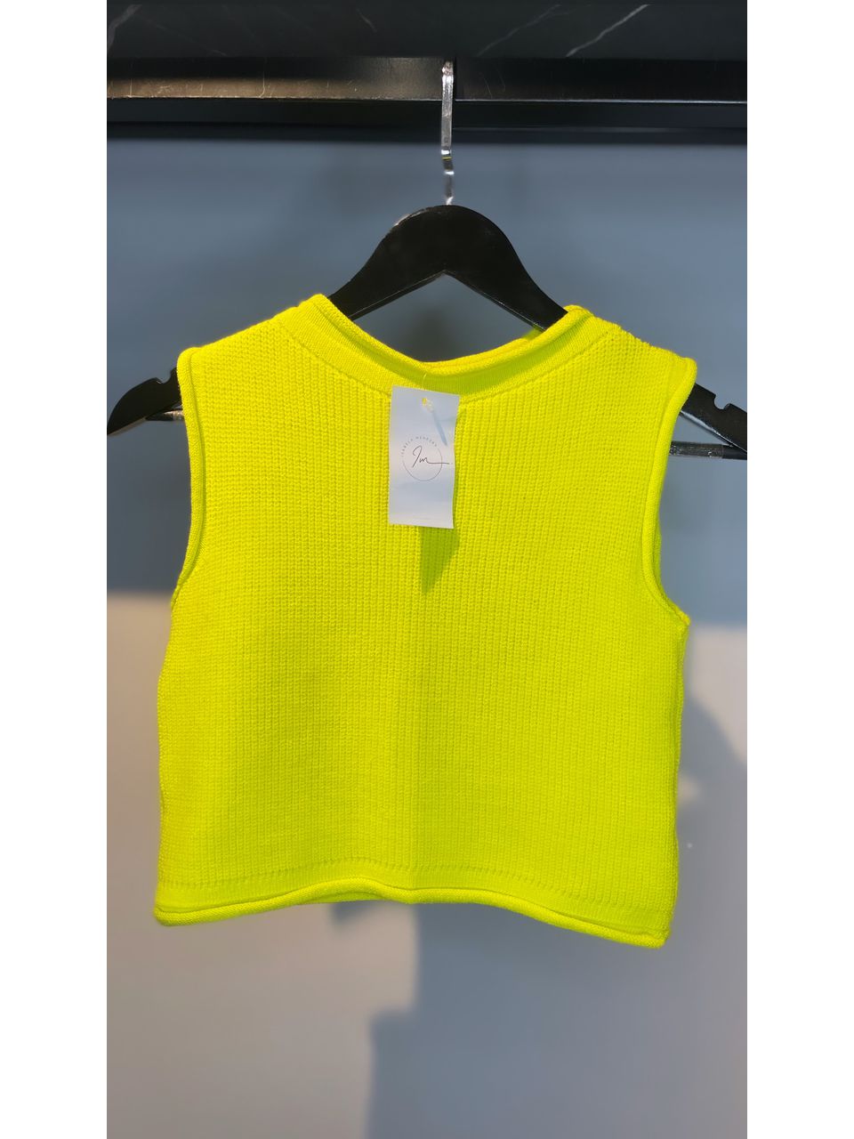 CROPPED TRICOT CAVADO VERDE LIMA - 0003360058 - ISABELA MENEZES