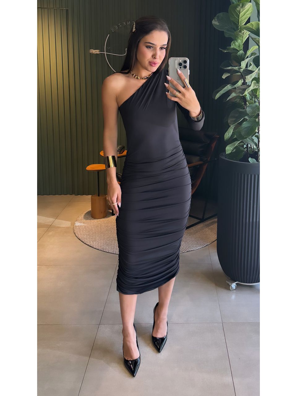 VESTIDO MADONNA PRETO - 0008680004 - ISABELA MENEZES