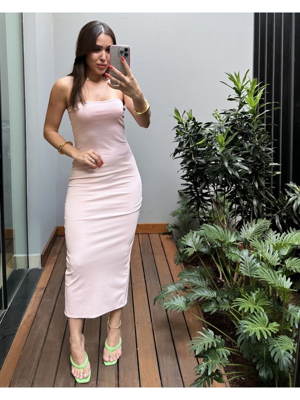 VESTIDO TOMARA QUE CAIA ROSA - 0010080022 - ISABELA MENEZES