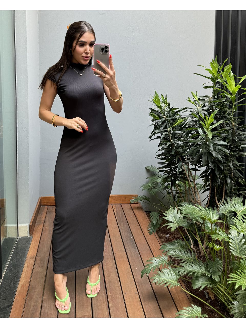 VESTIDO KELY PRETO - 0010070004 - ISABELA MENEZES
