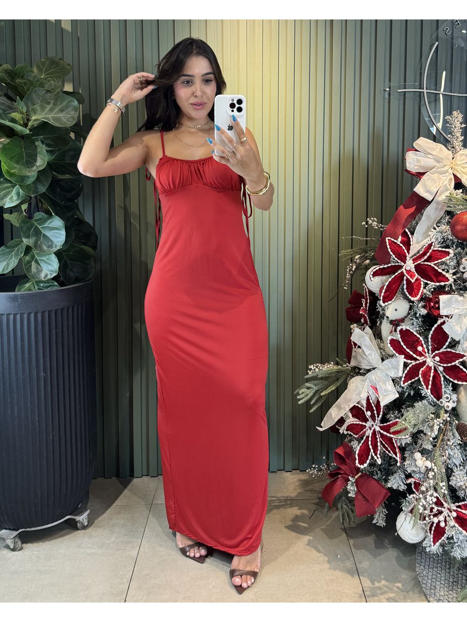 VESTIDO ARIEL VERMELHO - 0004280044 - ISABELA MENEZES