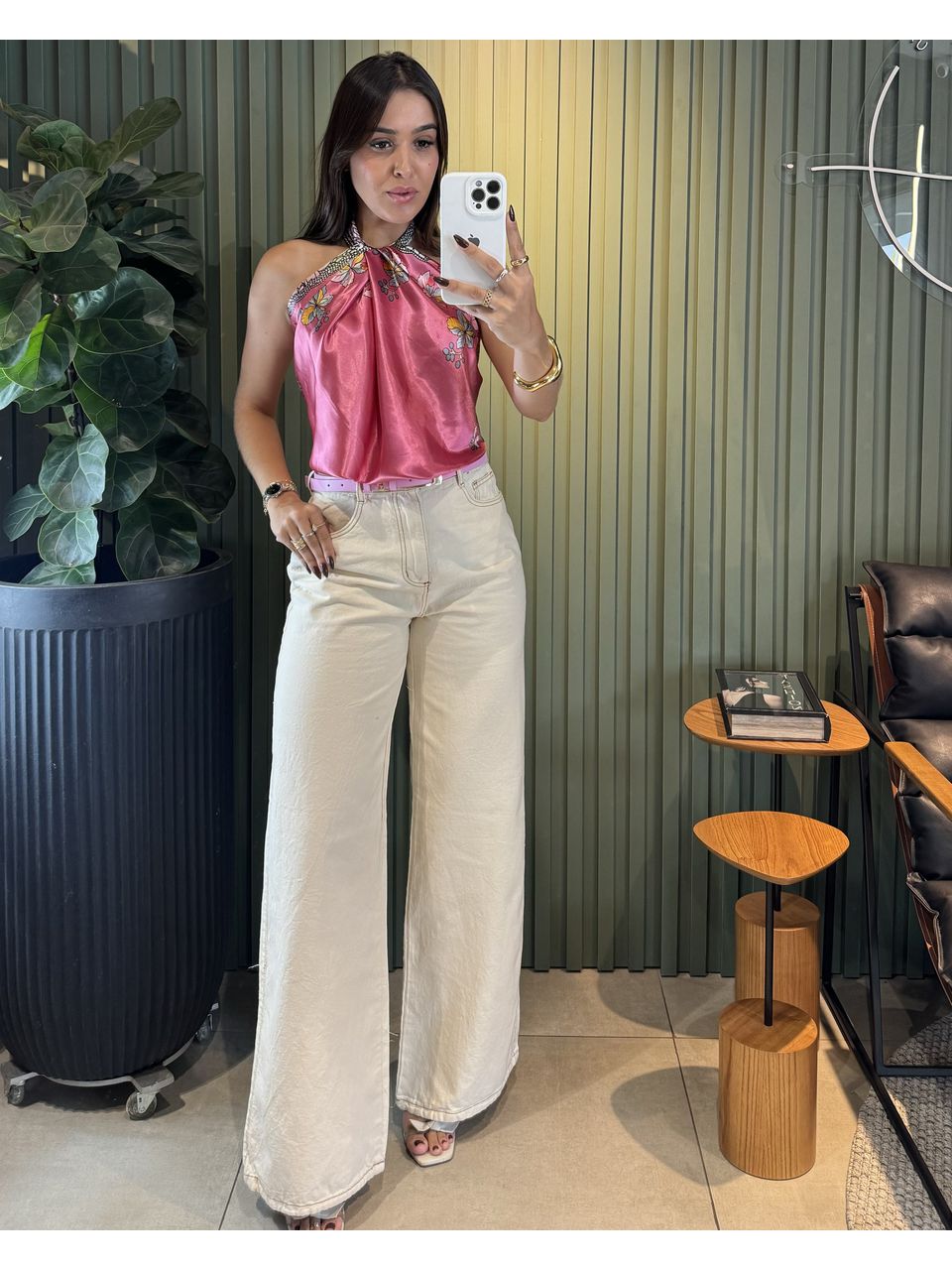 WIDE LEG JEANS OFF - 0010450143 - ISABELA MENEZES