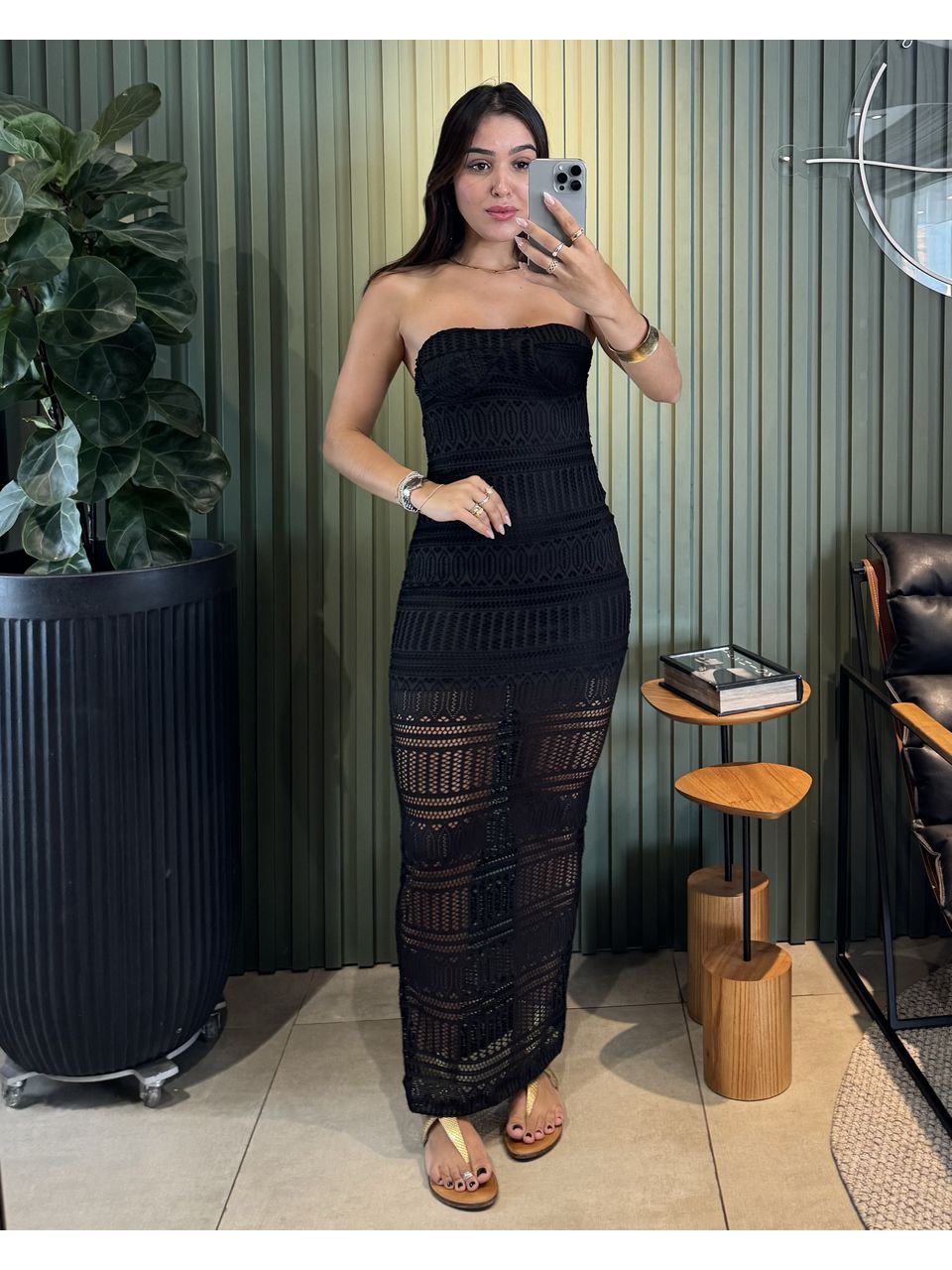 VESTIDO PATRICIA PRETO - 0011410004 - ISABELA MENEZES