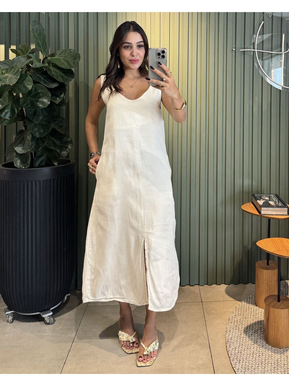 VESTIDO BELLA OFF WHITE - 0011830003 - ISABELA MENEZES
