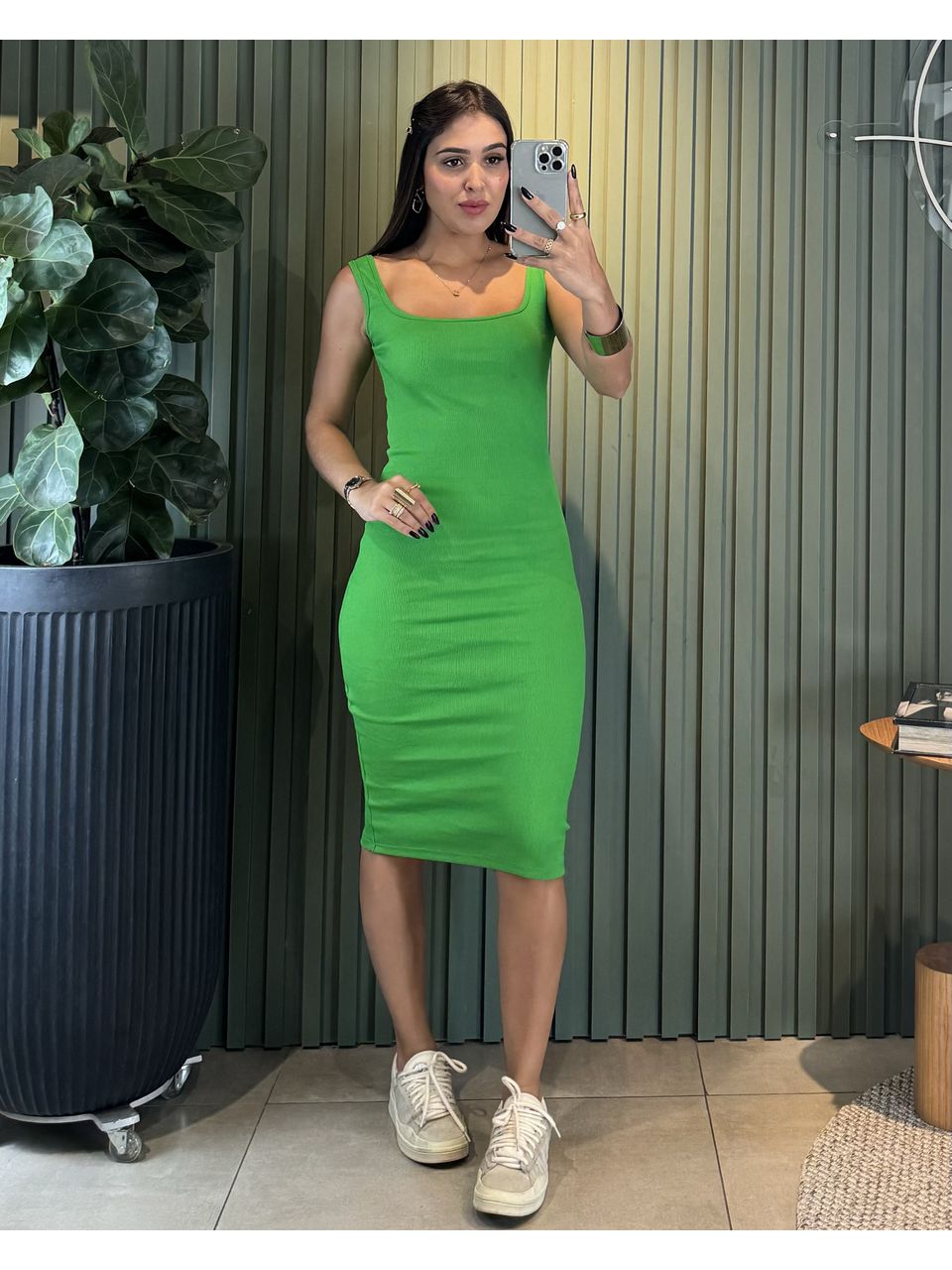 VESTIDO MAVIE VERDE - 0011950005 - ISABELA MENEZES