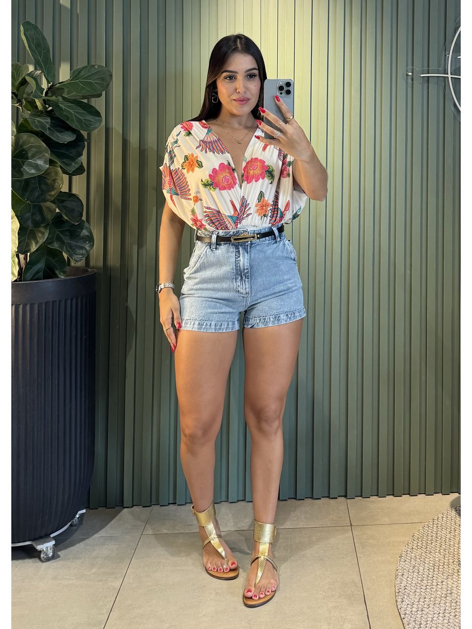 SHORT JEANS SANDY JEANS - 0012150001 - ISABELA MENEZES