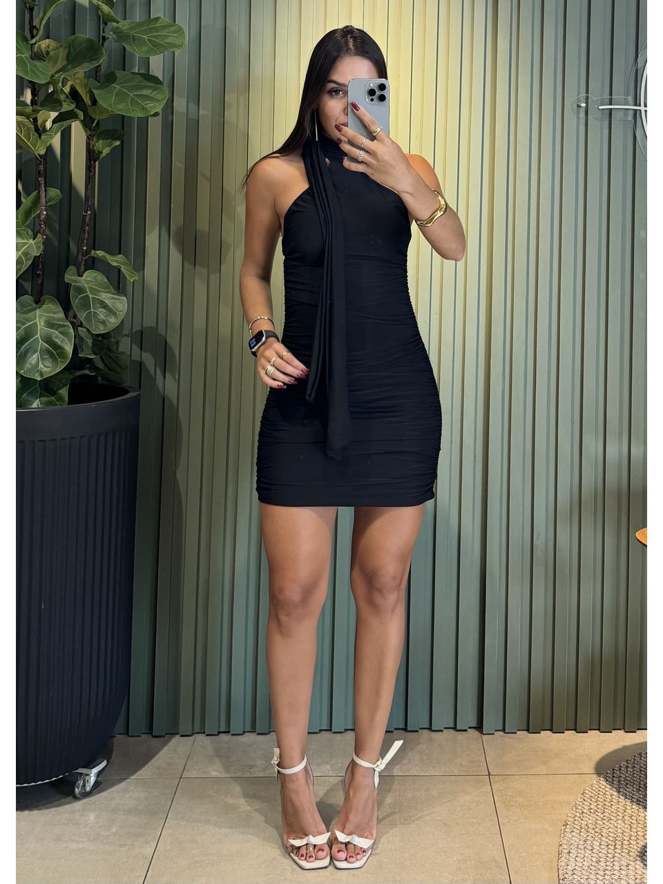 VESTIDO MARCELA PRETO - 0012310004 - ISABELA MENEZES