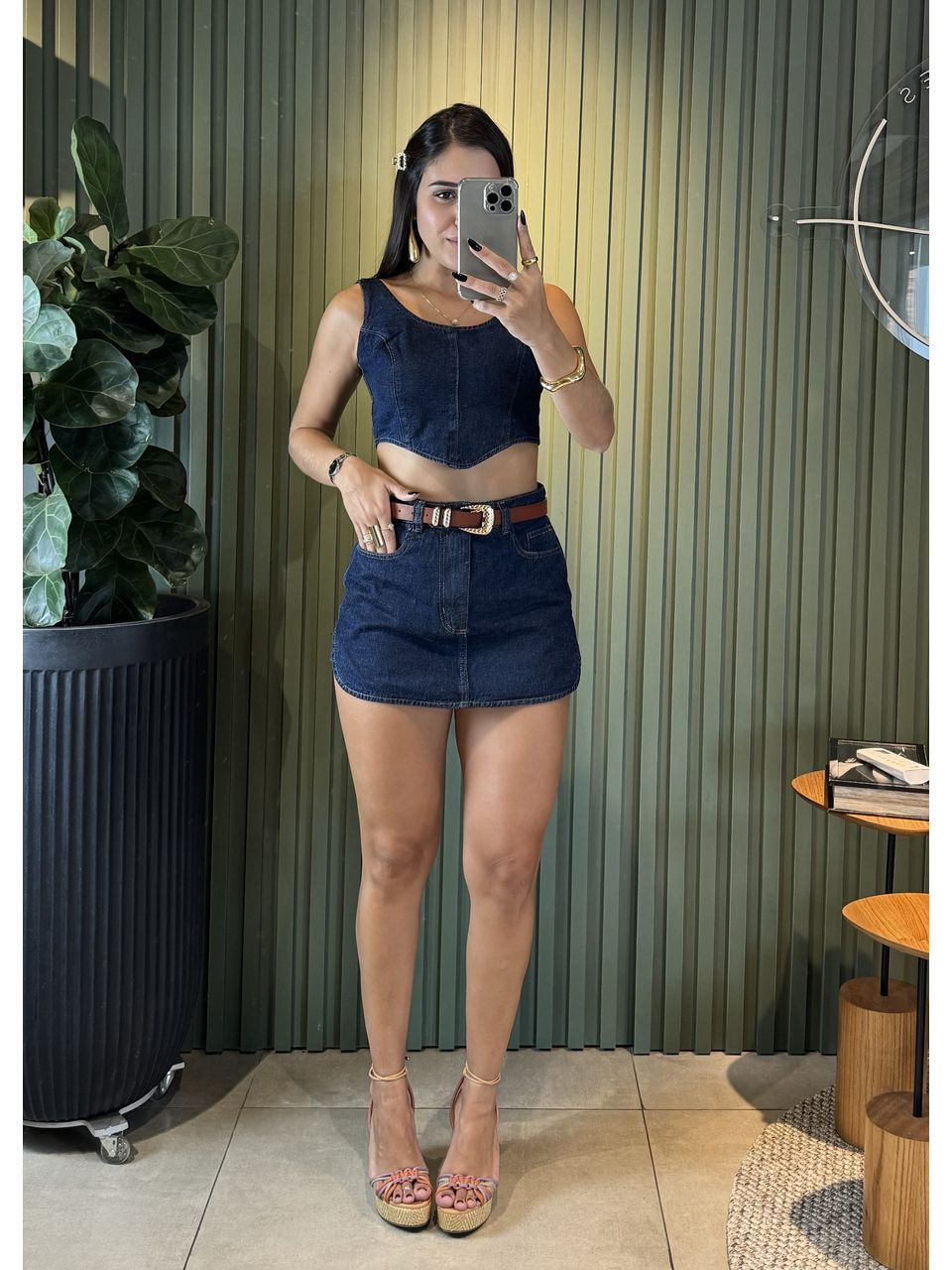 CROPPED KIKA JEANS ESCURO - 0011810142 - ISABELA MENEZES