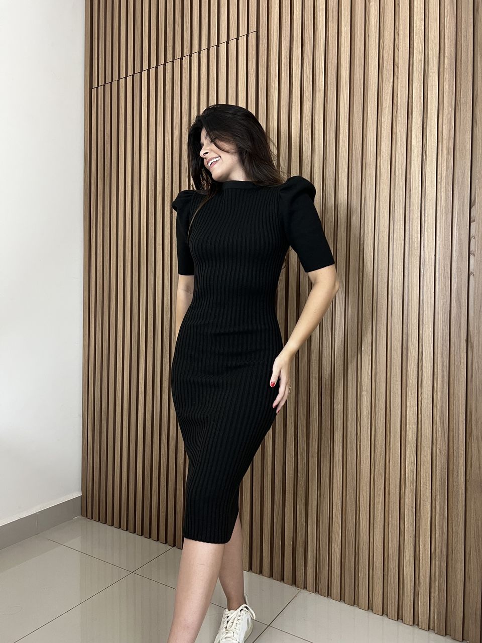 Vestido Isis Modal Preto