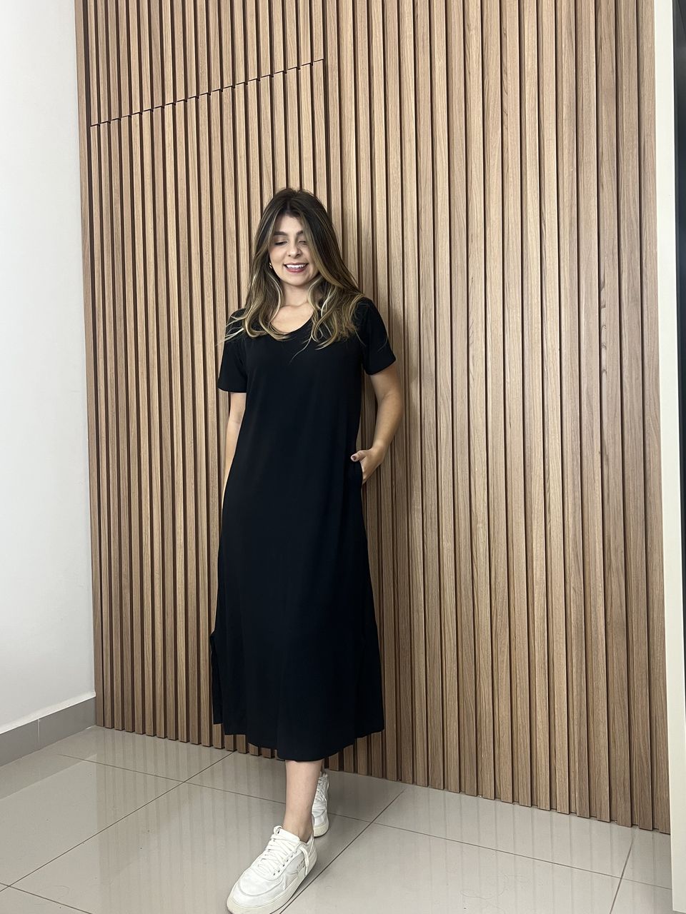 Vestido Basic Preto