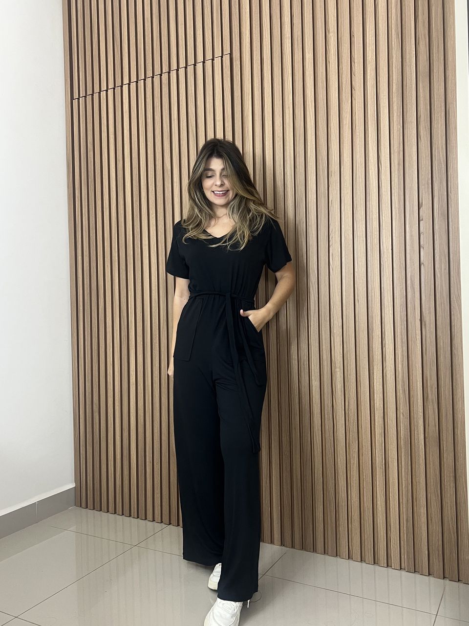 Macacão Basic Preto