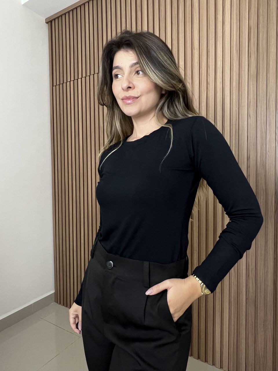 Blusa Basica Preta 