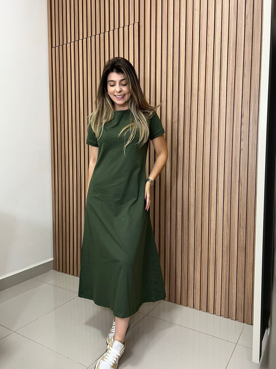 Vestido Catarina Verde
