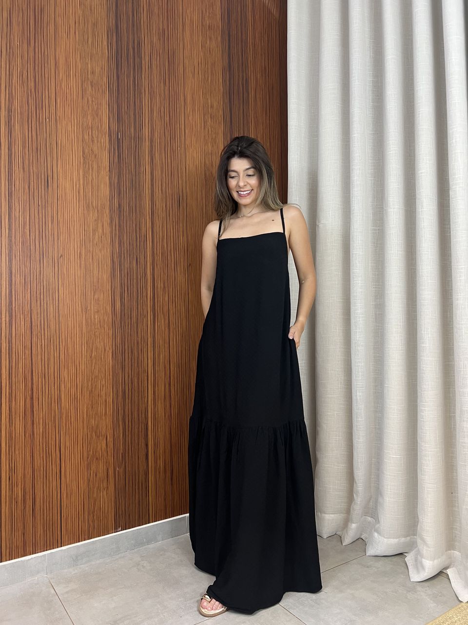 Vestido Celine Preto