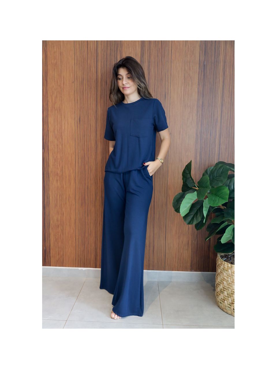 Conjunto Lolita Azul Marinho