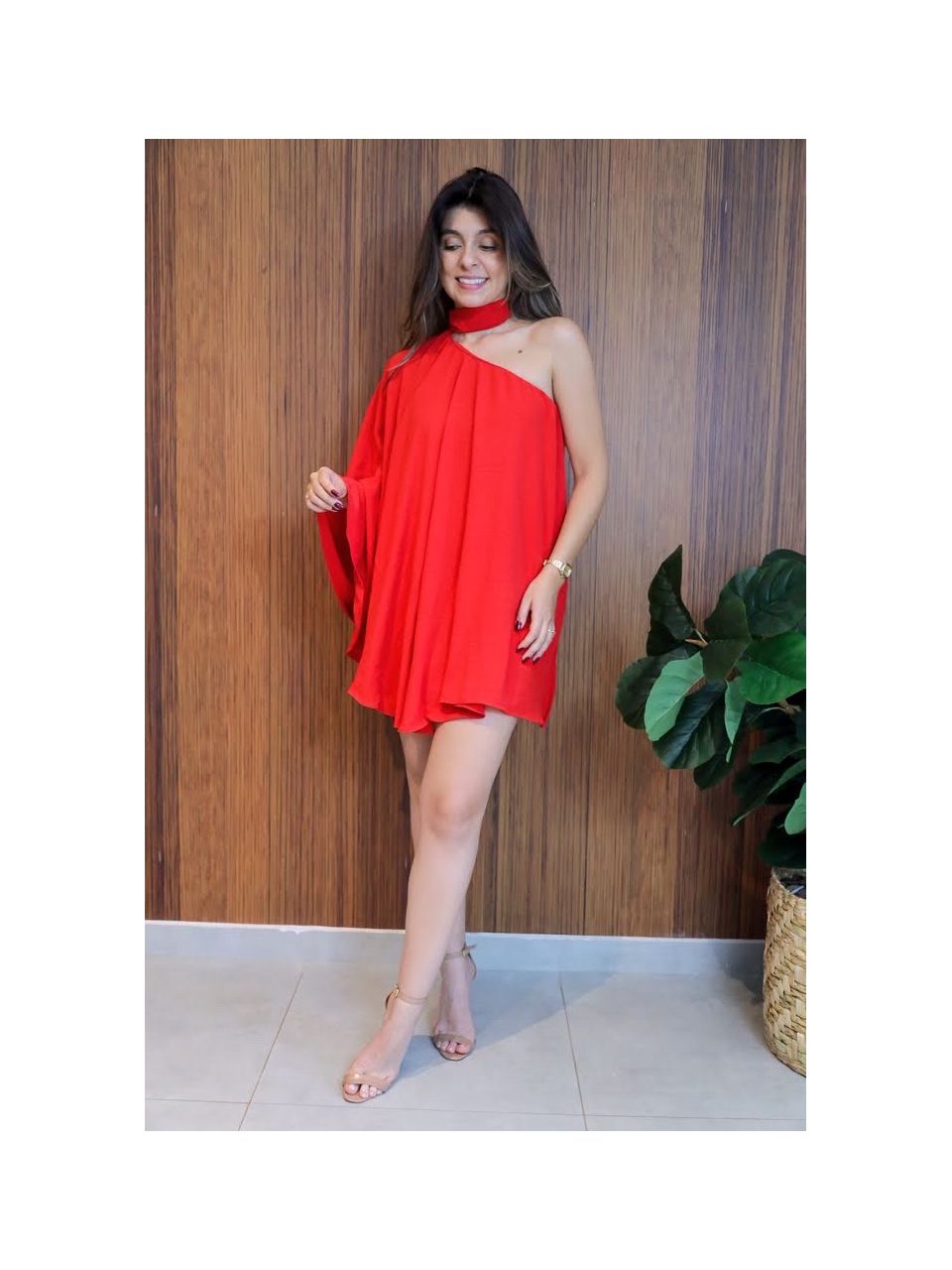 Conjunto Charlotte Vermelho.