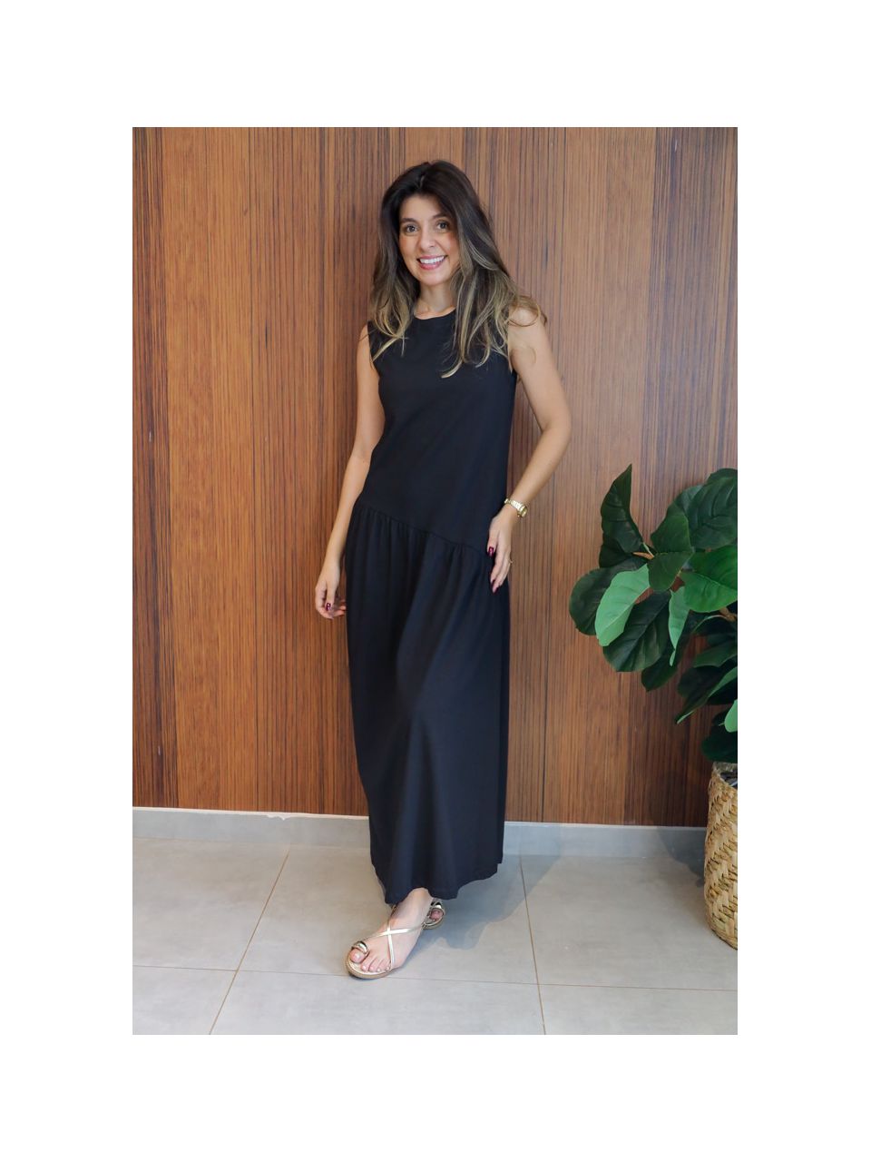 Vestido Aurora Preto