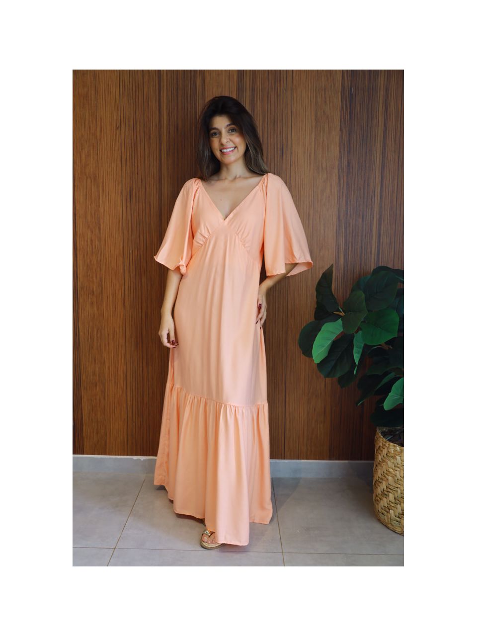 Vestido Valentina Salmão