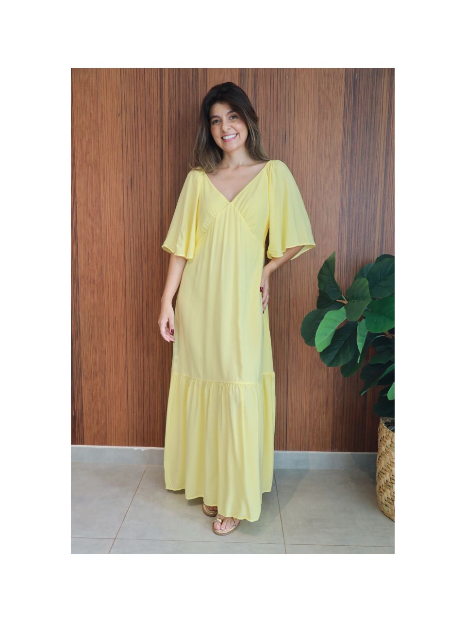 Vestido Valentina Amarelo