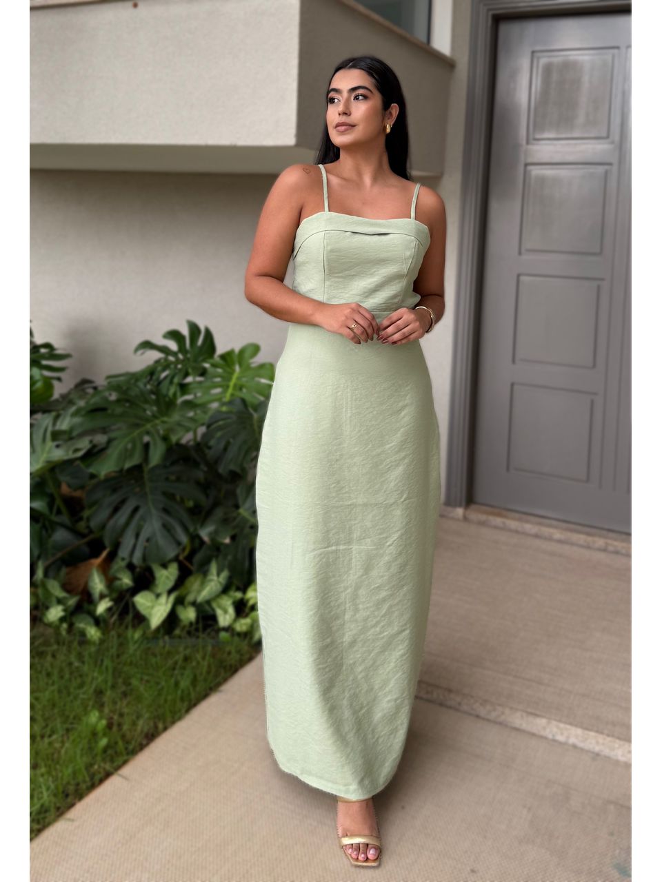 VESTIDO MEL VERDE MENTA - Larih Mercurio