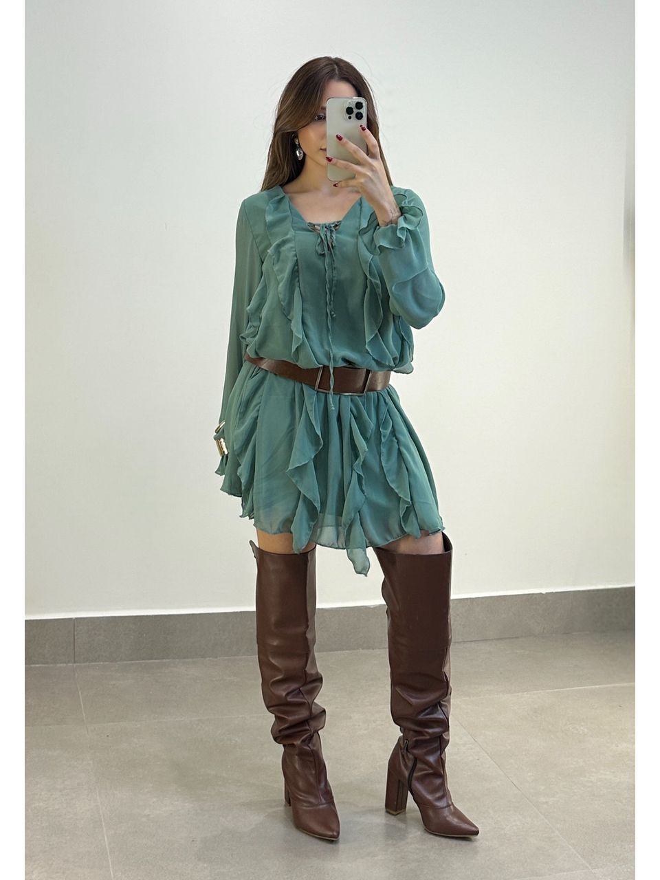 VESTIDO MELISSA VERDE - Larih Mercurio