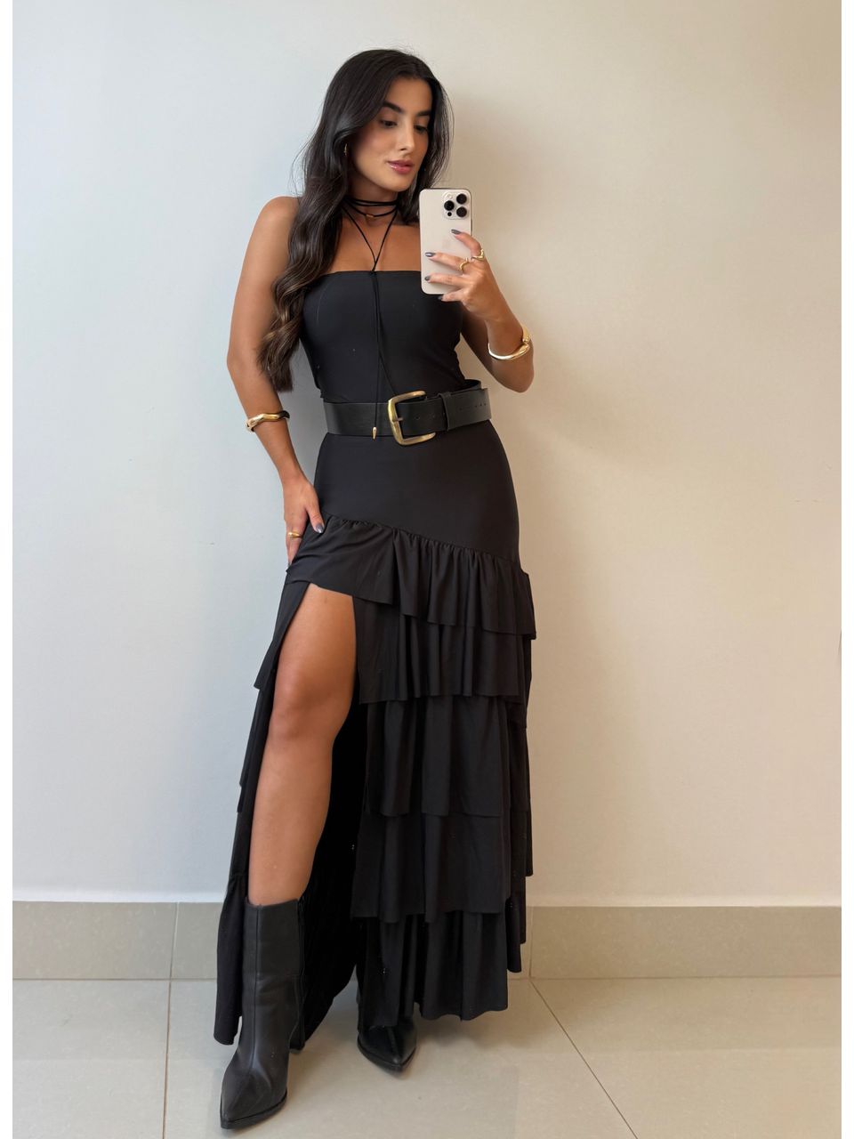 VESTIDO BIANCA PRETO - Larih Mercurio