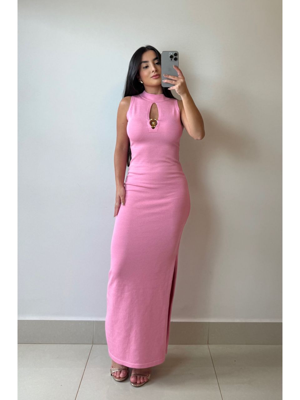 VESTIDO VALENTINA ROSA - Larih Mercurio