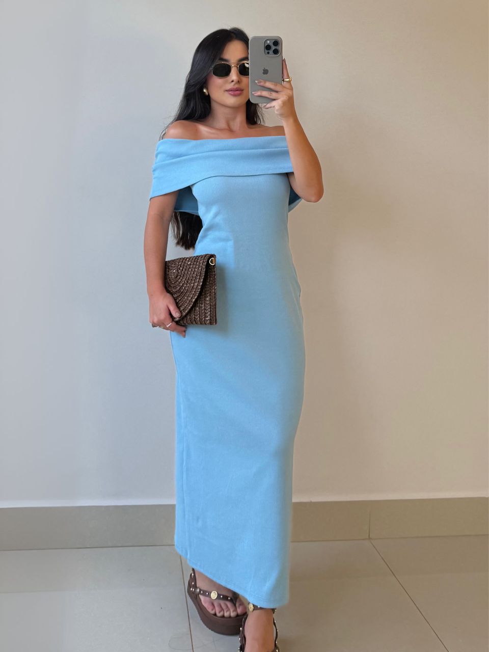 VESTIDO HELOISA AZUL - Larih Mercurio